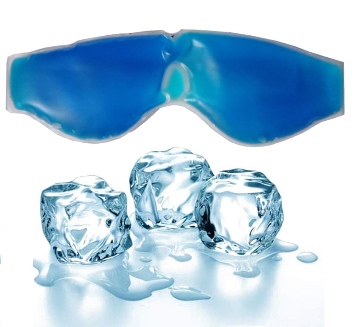 Jewelorra Cooling Gel Relaxing Eye Mask for Dark Circles, Dry Eyes, Cooling Eyes, Pain Relief, Redness, Eye Patches, Sleeping Cool Pad Suitable for All Family Members – Blue-image-4