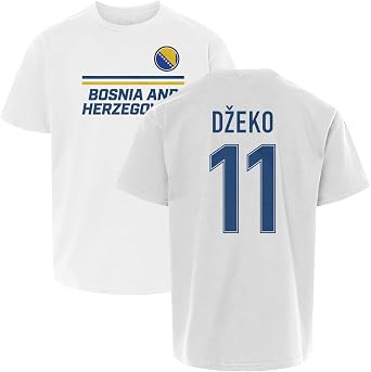 Bosnia Soccer Fans Dzeko 11 Jersey Style Youth Unisex T-Shirt