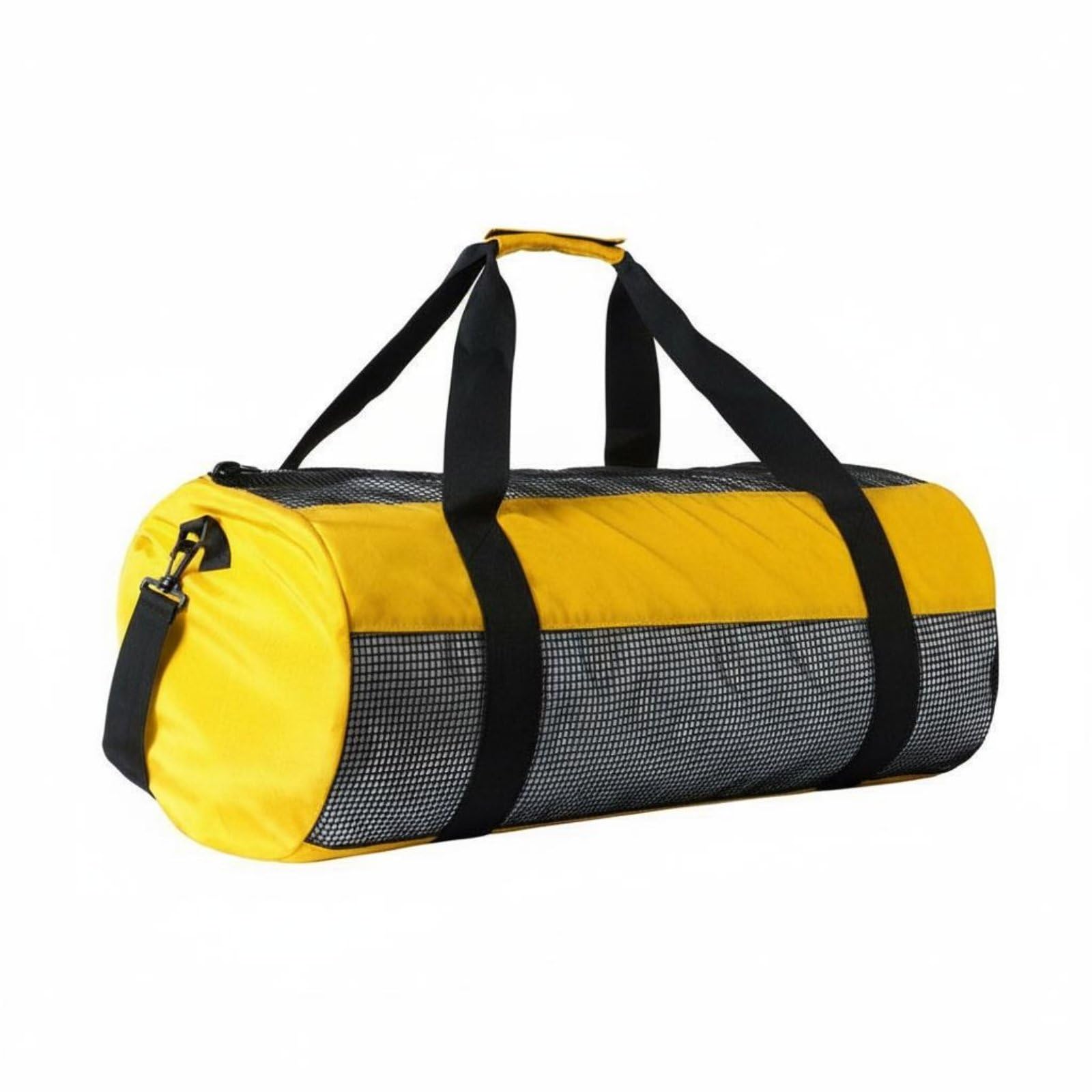 Mesh Duffel Bag Borsa Subacquea Borsa Attrezzatura Sacca Sportiva con Organizzazione Capiente E Trasporto Comodo Adatta per Immersioni Nuoto Barca Spiaggia Piscina