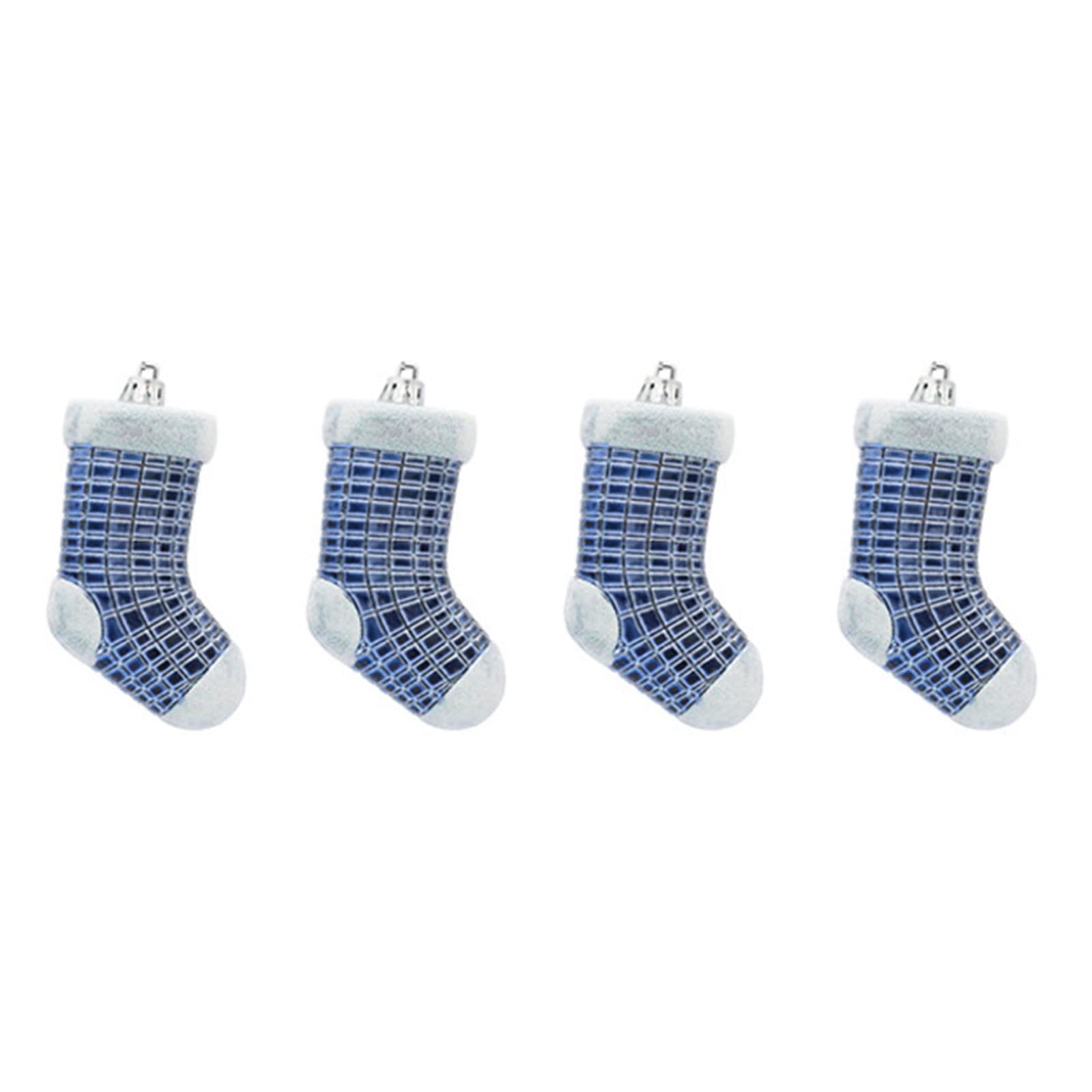 Lerpwige Christmas Stockings Hanging Decorations for Tree Home Festival Decoration Tree Ornaments Indoor