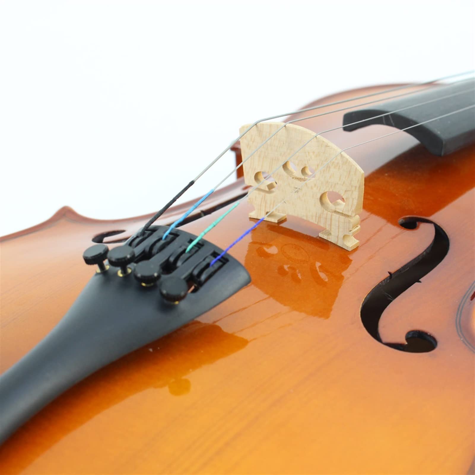 Estudiante violín Tamaño Completo 4/4 Estudiantes Violín para Principiantes Aprielo De Arce Violín Jujube Piezas con Muidad De Cajas De Arco (Color : 4/4)