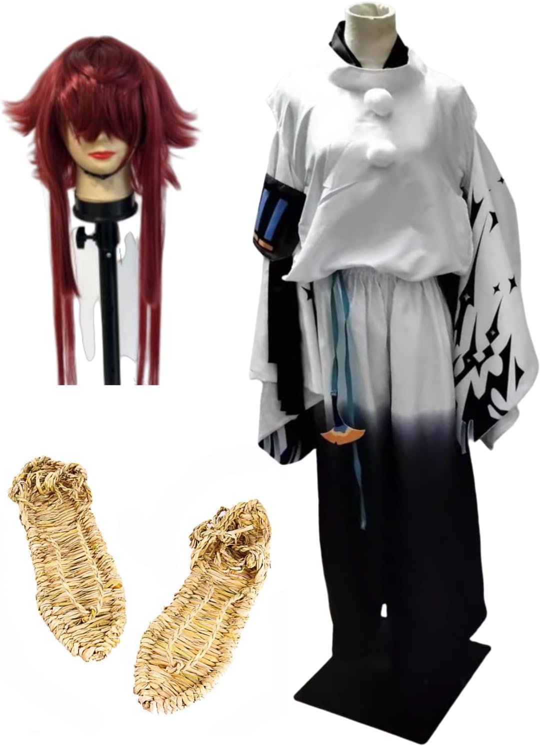 ウィッグ付】刀剣乱舞 抜丸 戦闘服 コスプレ衣装 ウィッグ付】刀剣乱舞