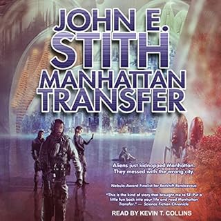 Manhattan Transfer Audiolibro Por John E. Stith arte de portada