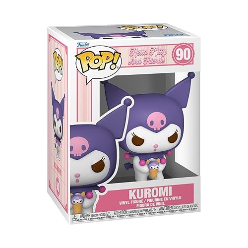 Funko Pop! Sanrio: HK - Kuromi - Hello Kitty - Vinyl-Sammelfigur - Geschenkidee - Offizielle Handelswaren - Spielzeug Für Kinder und Erwachsene - Cartoons Fans - Modellfigur Für Sammler und Display - Standard Size - Mehrfarben