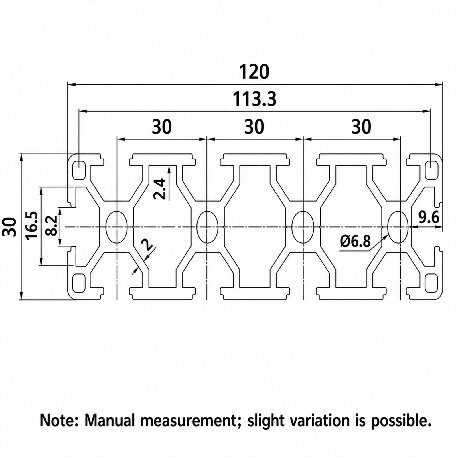 Perfil De Montaje Aluminio Ranura,Riel Lineal ConstruccióN Anodizado,Perfiles Modulares De ExtrusióN De Aluminio,Resistencia A La OxidacióN,para Impresoras 3D,Soportes Y Muebles