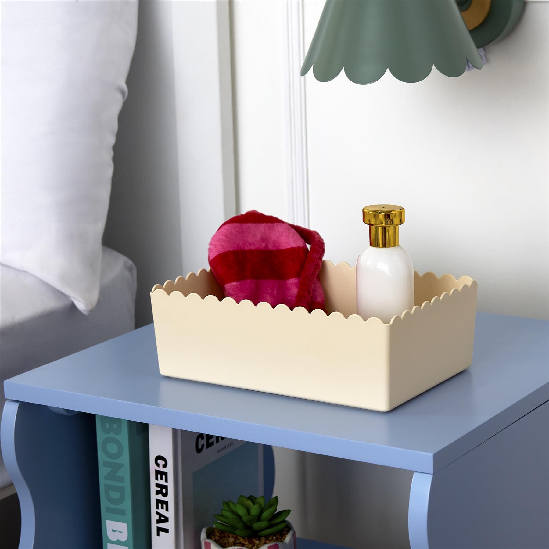 Ohs Scallop Edge Organiser Pp Plastic Box Tub Storage Bin Container from B&Q