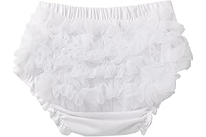 Adorable and Comfortable Ruffled Diaper Cover for Your Little One