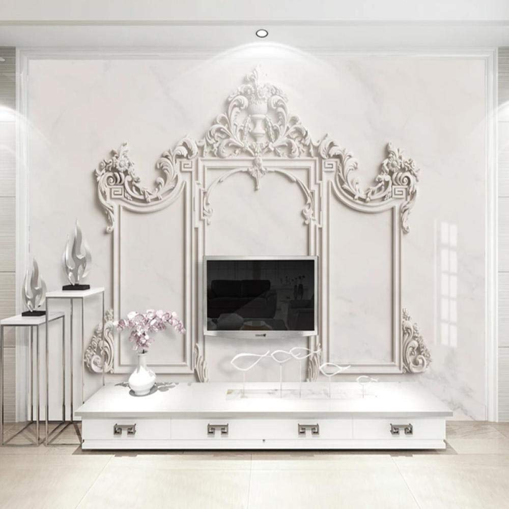 Papier peint panoramique 3D pour créer un fond de canapé chic dans la chambre