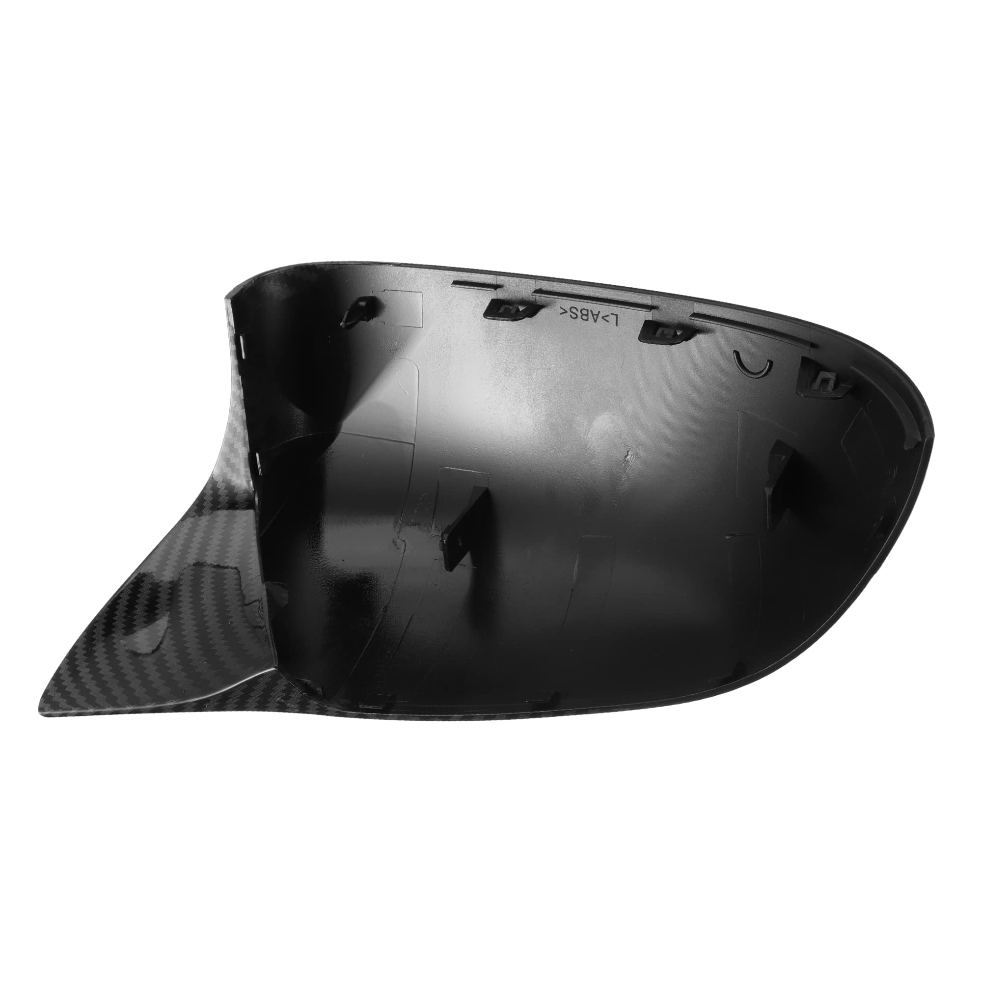 X AUTOHAUX Coche Trasero Vista Espejo Cubierta para BMW X3 Serie - 2uds Negro