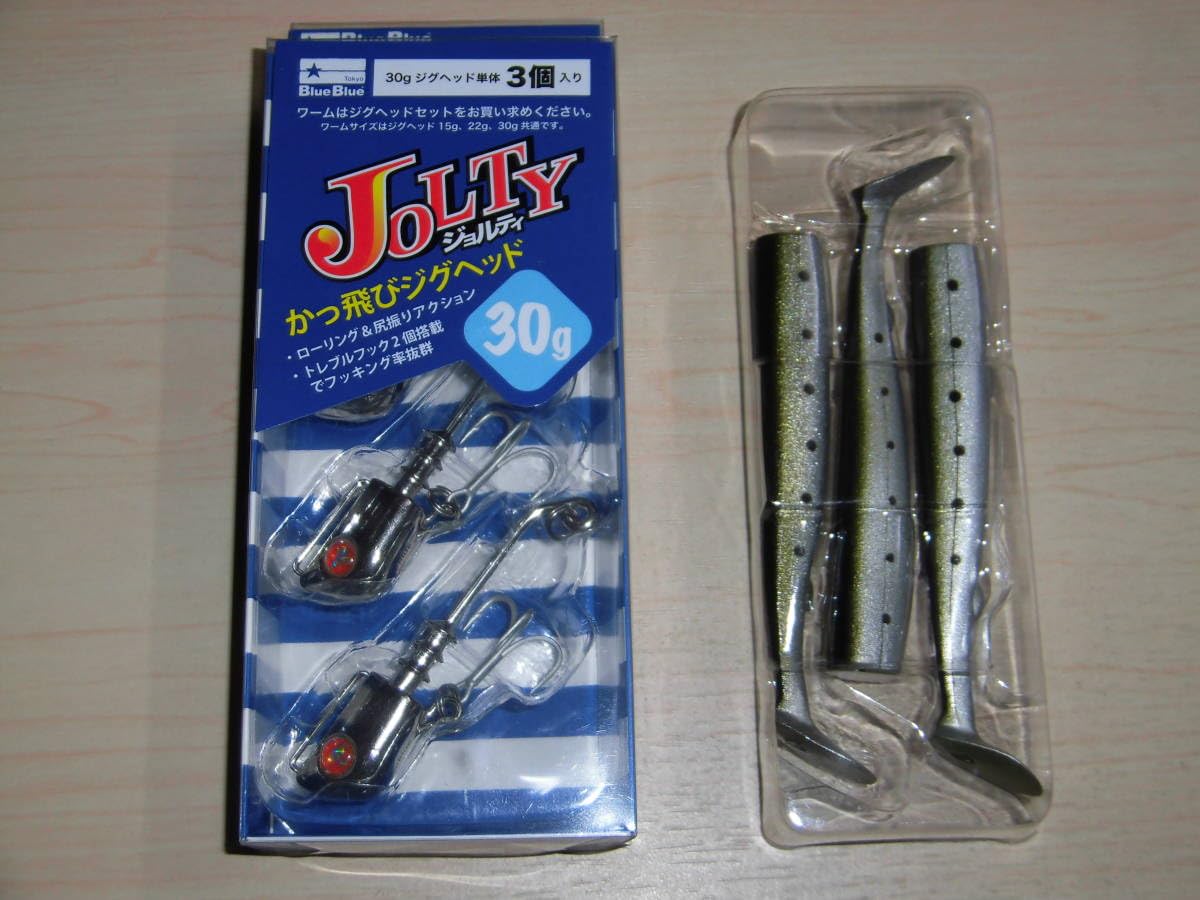 た*ま様 ジョルティ 30g ジグヘッド 6個セット ブルーブルー ジョルティ30ジグヘッド／30g - フィッシングショップ