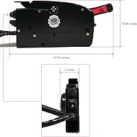 Vista 2 de The ROP Shop Mando a distancia de montaje lateral para Mercury, Mercruiser 881170A13, montaje 8M0178536