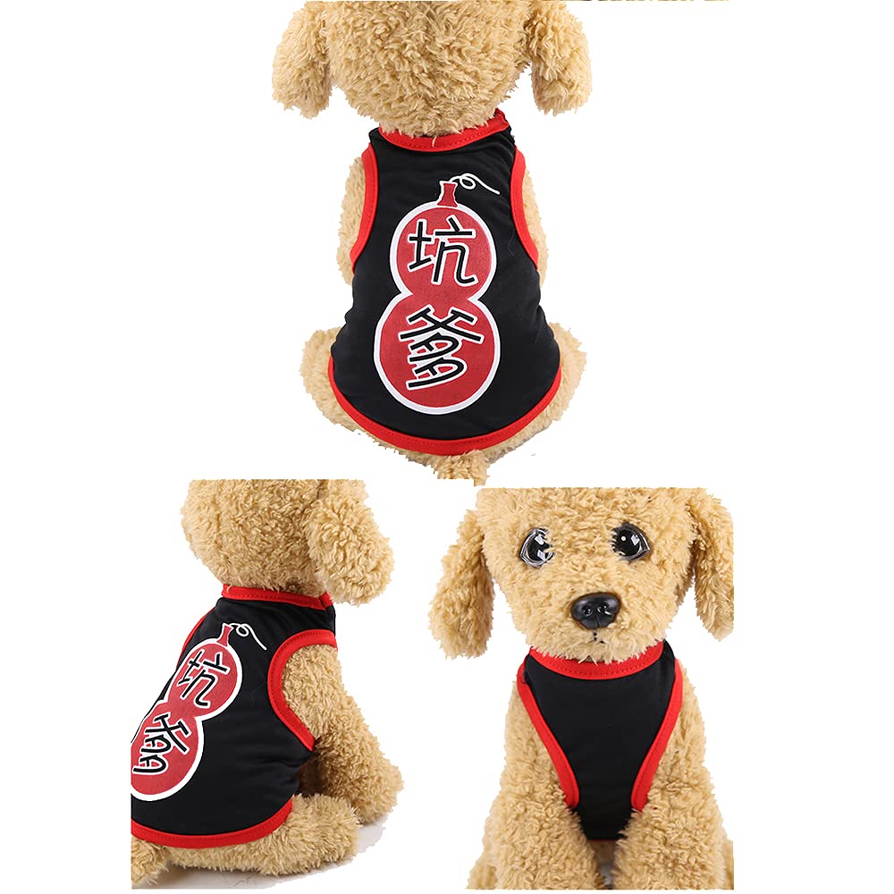 Abcsea 1 Piece Pet Shirts, Dog T-Shirt, Cat Shirt Pet, Dog Shirts, Pet Summer Clothes, Pet Cooling Shirt, Black - M - Image 2