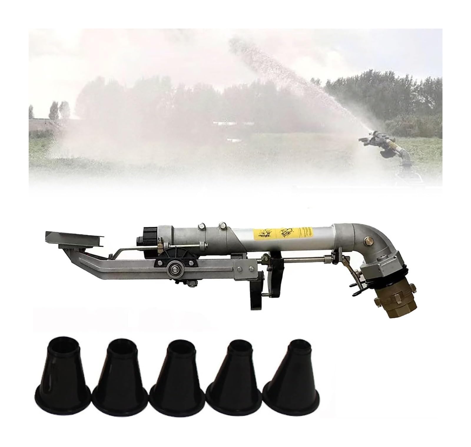 Farm Bewässerung Spray,Landwirtschaftliche Bewässe Rotierender, Einstellbarer Turbinensprinkler, automatischer Obstgartenbewässerer, Kohlebergwerke, Parks