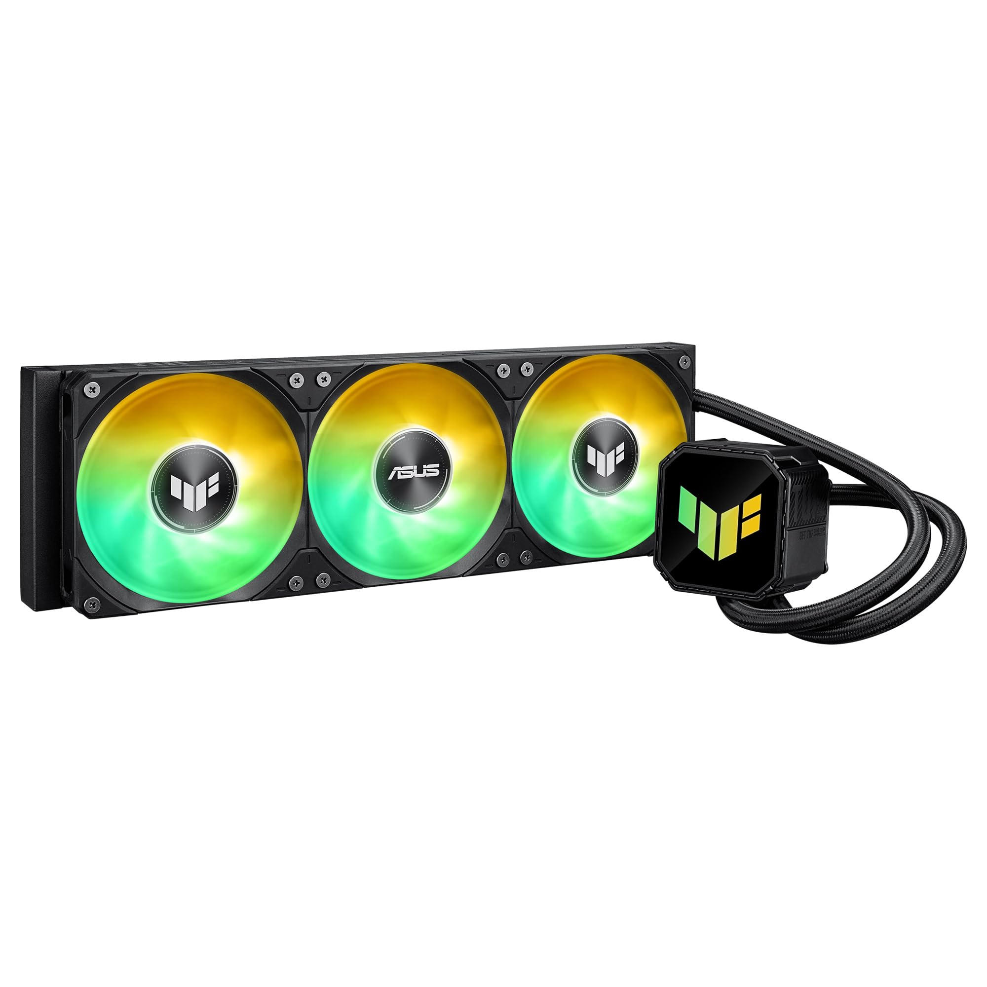 ASUS TUF Gaming LC III 360 ARGB - Sistema de refrigeración líquida todo en uno para CPU con tres ventiladores preinstalados, bomba eficiente para asegurar temperaturas de funcionamiento óptimas