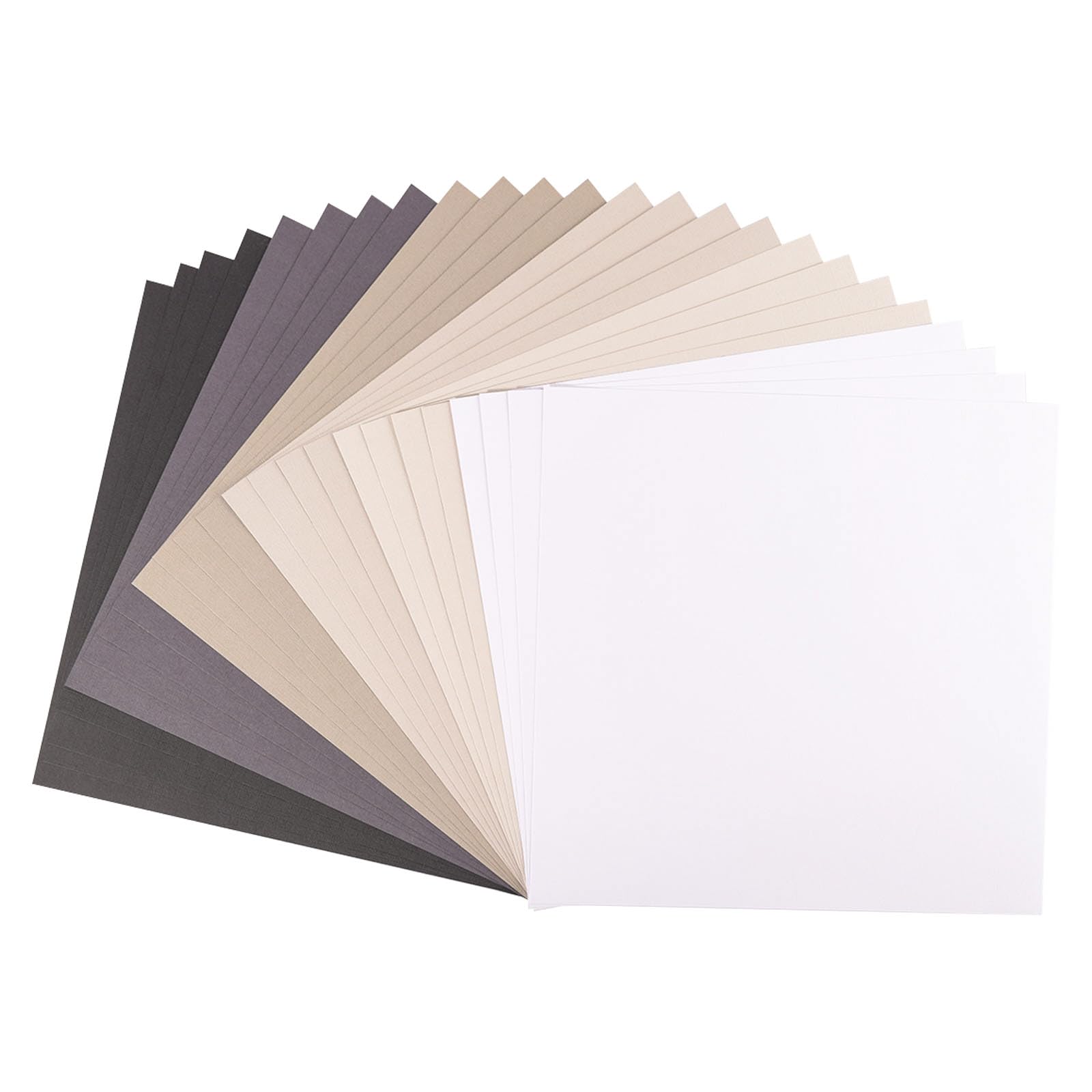 Florence Papier Cartonné 144 Feuilles de 30,5 x 30,5 cm – 3 Multipacks – Extra Grand Lot de Papier Scrapbooking pour Loisirs Créatifs, Faire-Part de Mariage, Dessin et Découpes – Lisse & Texturé