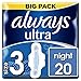 Produktbild Always Ultra Night Binden mit Flügeln  Größe 3, 20 Pads