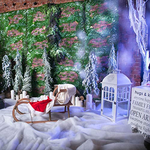 Christmas Snow Blanket Roll 15.7 Inch X 11.15 Feet Artificial Cotton Snow Blanket Fake Indoor Snow Blanket For Christmas Decoration, Village Displays, Under The Christmas Tree #TOP6