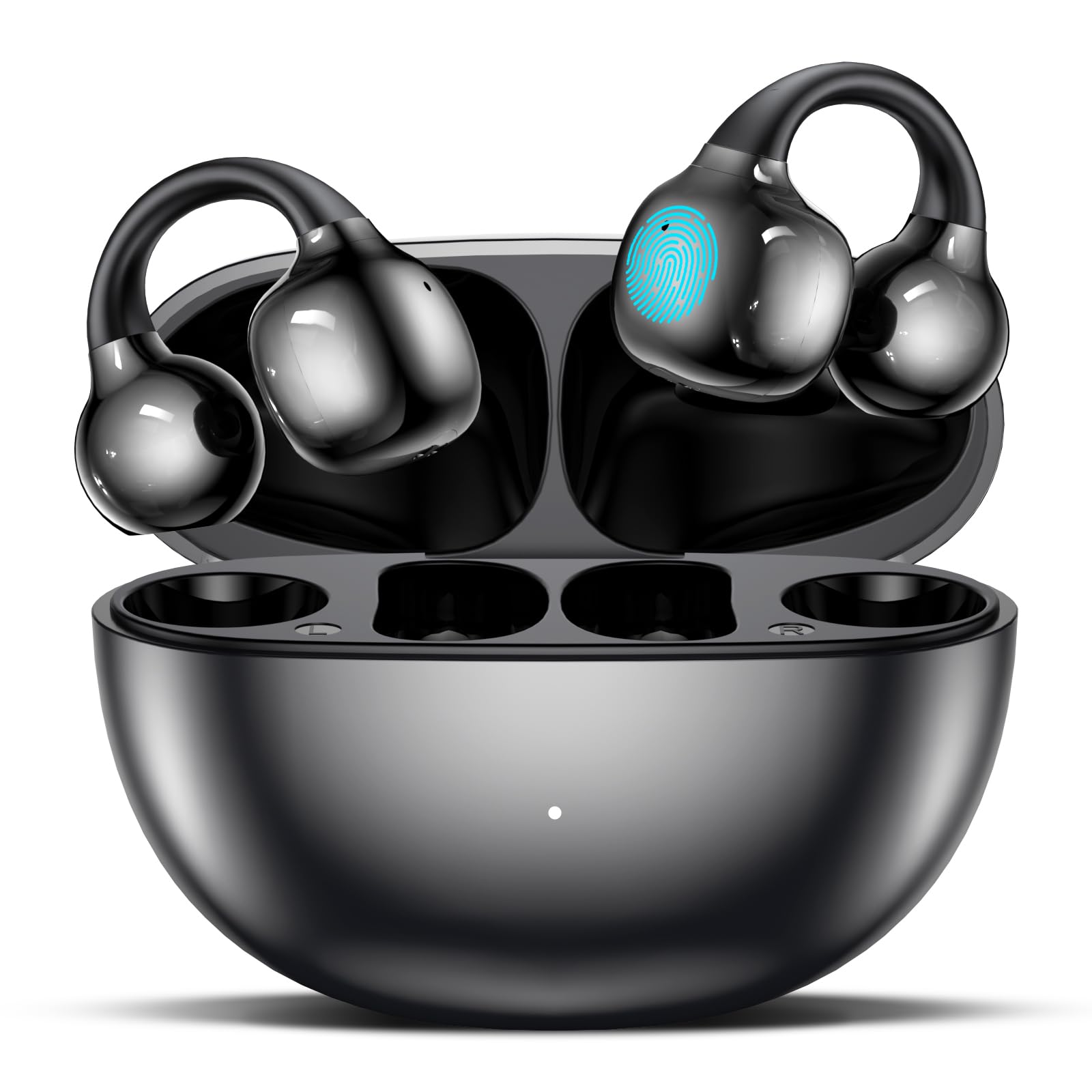 AI Translation Earbuds Real Time, 3-in-1 Translator Earbuds 150 Languages & Accents,language translation earbuds, fit iOS and Android, Open-Ear