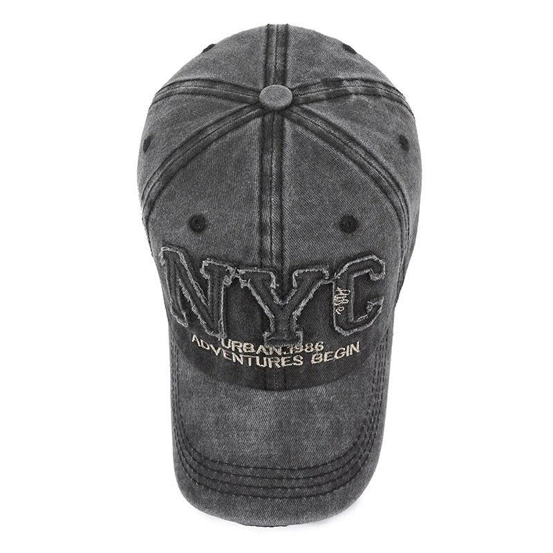 Image of Handcuffs Denim Caps Adjustable Strap Baseball Cap | Unisex Stylish Summer Headwear | Sun Protection Sports Hat for Men & Women
