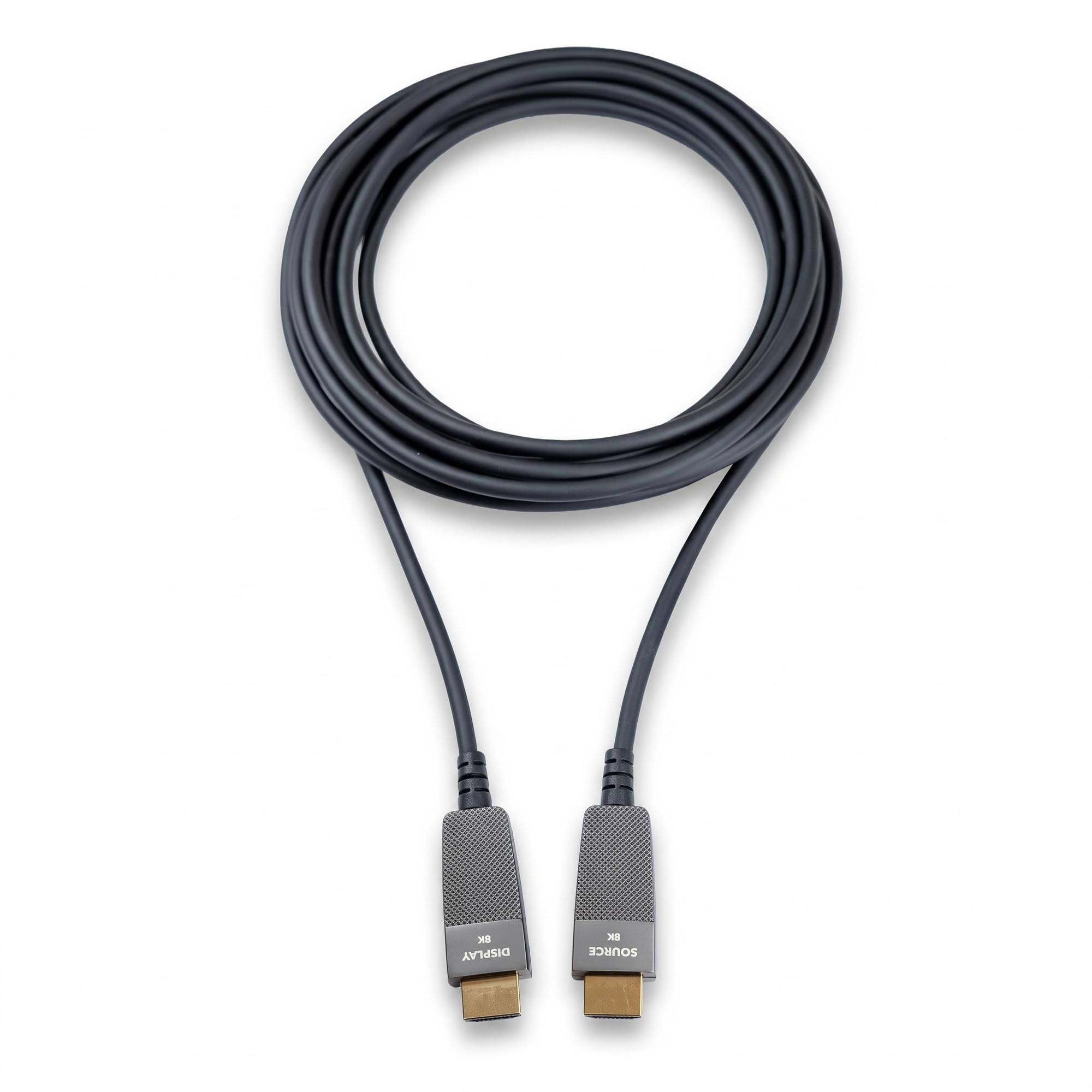 FeinTech ProAqtive - Cable HDMI de fibra óptica (10 m, fibra AOC, 8K, 60 Hz, 4K, 240 Hz, 48 Gbps, eARC CEC, compatible con TV, PC, Xbox, PS5)