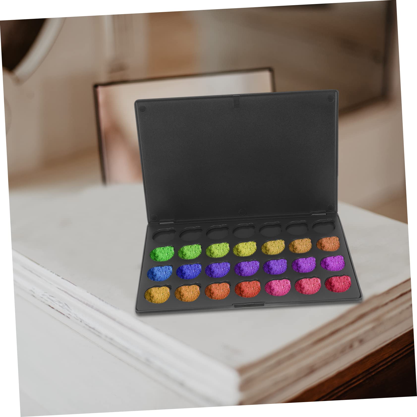 BESTYASH 4 Pezzi Palette Ombretti Vuota Magnete per Makeup per Ombretto Diy Cosmetici e Portatile per e Progetti Creativi