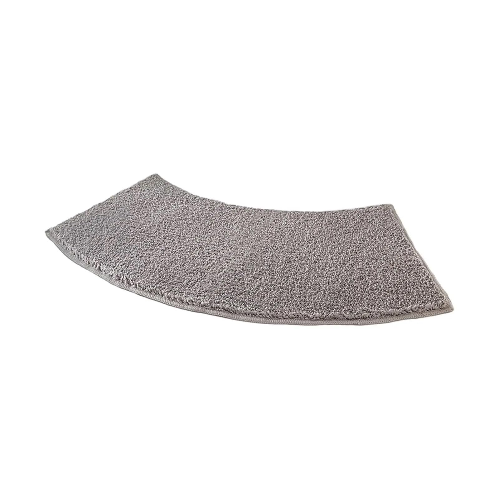 Curved bath mat Bath Rug Bathroom Carpet Toilet Shower Mat Curved For Living Room Laundry Tub(Gray)