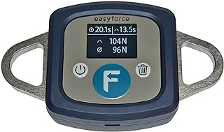 EasyForce® Performance Digital Dynamometer | Peak Force Capacity 300 Kg (2942 N) | for Strength Coaches, Physiotherapists, and Trainers | Accurate, Simple, and Swift Data Access