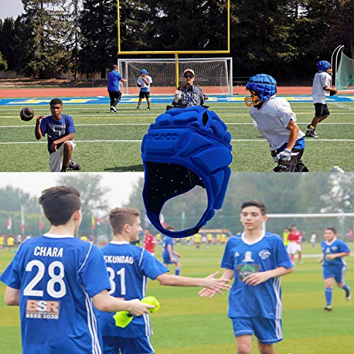 image for SnowTing Rugby Helmet Headguard Headgear Head Protector Soft Padded fo