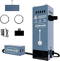 AENBUSLM 80W Laser Module with Air Assit for Laser Cutter & Laser Engraver Machine,10W(10000mW) Output Power,Built in FAC,Ultra-Fine Compressed Spot CNC Carving DIY Laser Master - Class 4
