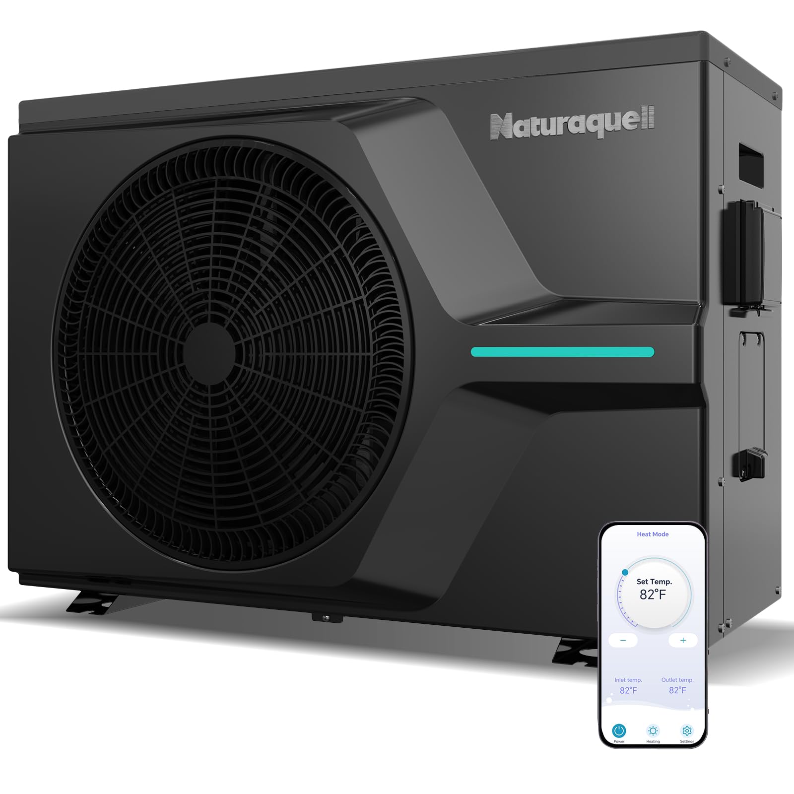 Inverter Pool Heat Pump, Up to 16,000 Gallons, Above/Inground Pools