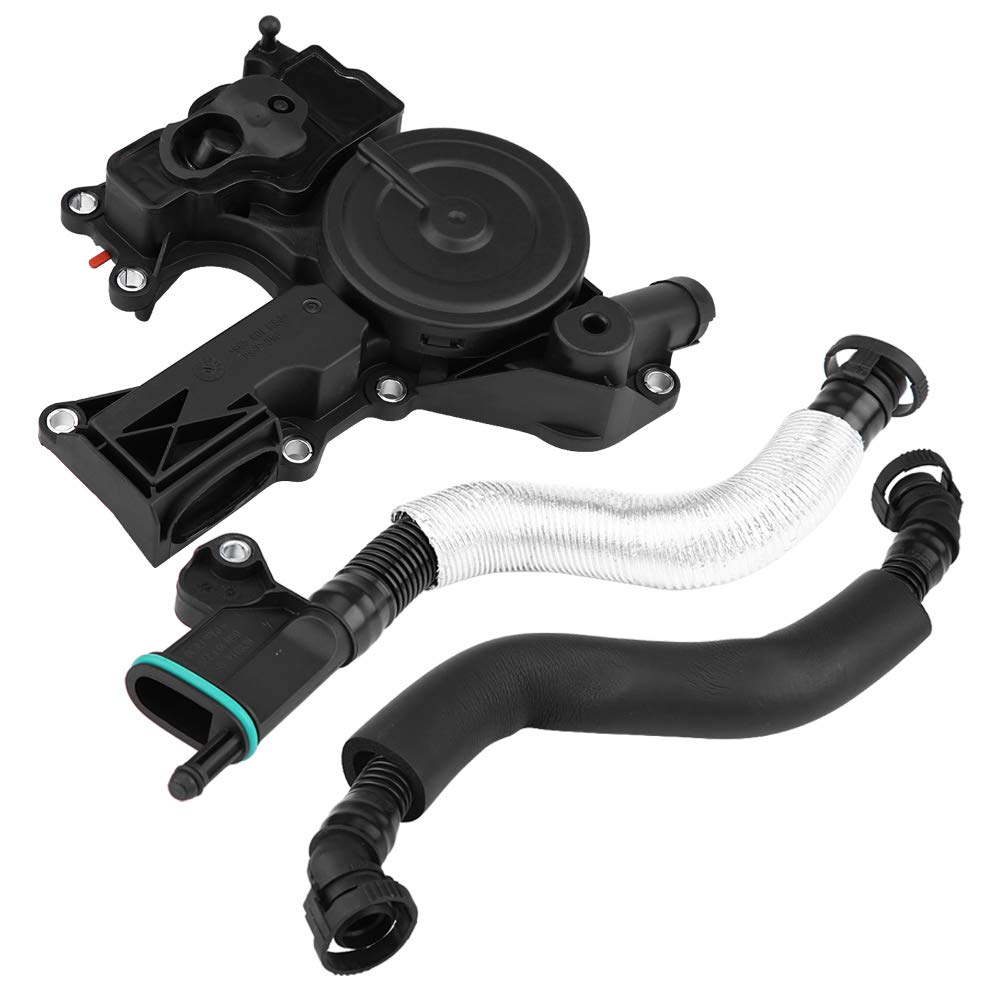 Qiilu Separatore olio motore, separatore olio valvola PCV auto per Jetta Golf Gti Passat A3 A4 TT 06H103495