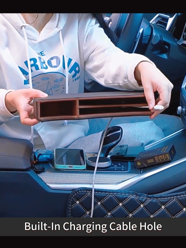 Organizador de asiento para auto compacto miniatura 7