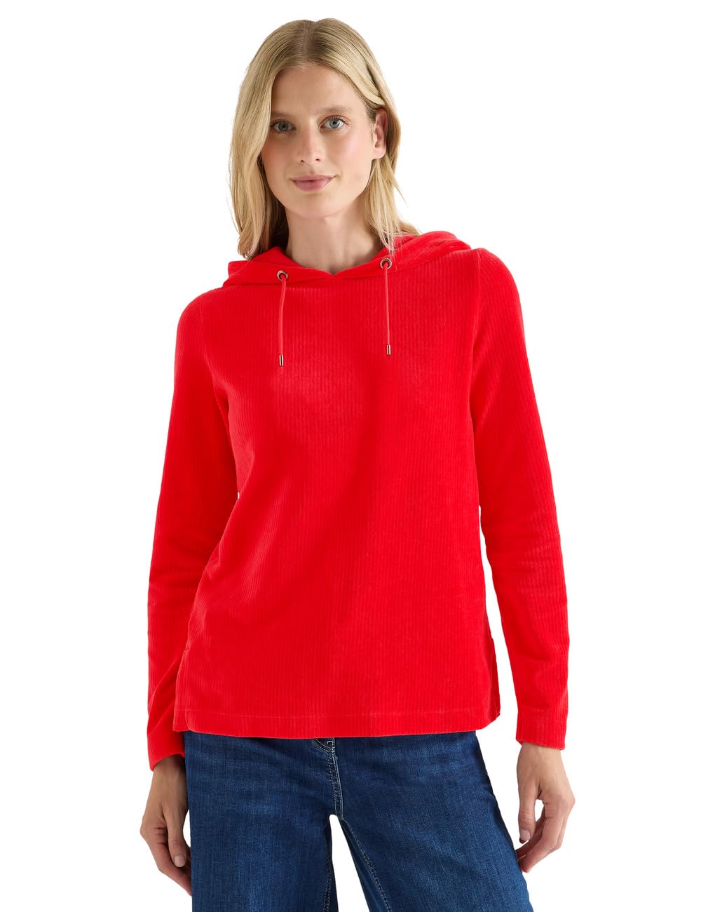 Cecil Damen Cordshirt mit Kapuze