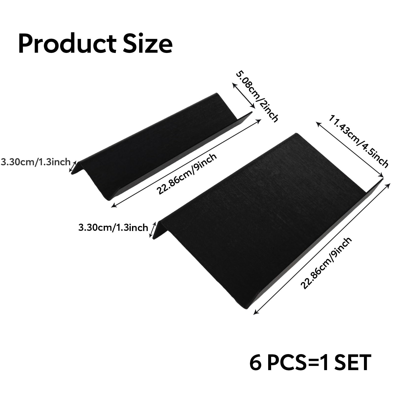 LURICO Gewürzschubladen-Organizer | 6-tlg. Set, Verstellbar Von 23-92 Cm | Küchen-Ordnungssystem Für Gewürzgläser