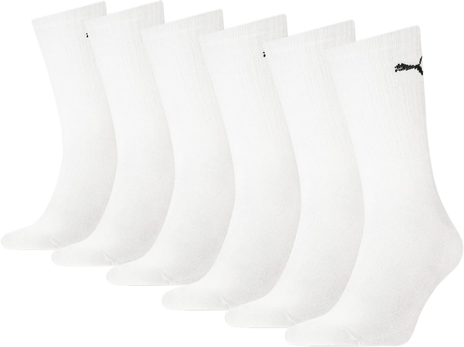 Puma Unisex Crew Sports Socks, 6 Pairs