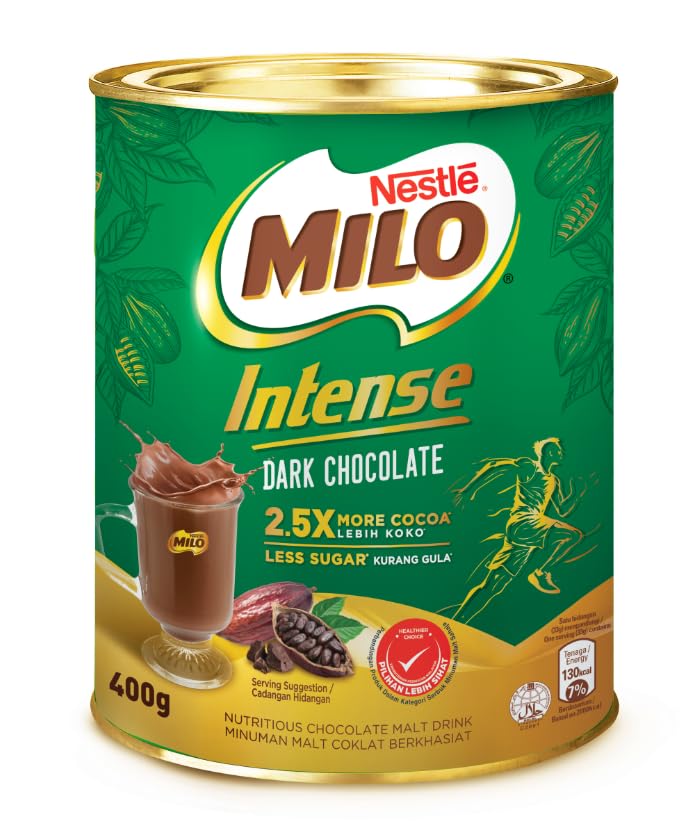 Milo Intense Dark Chocolate Nutritious Malt Drink, 400g Tin-image-10