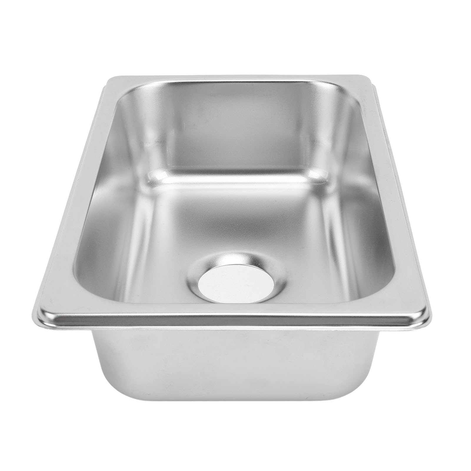 Fregadero de Acero Inoxidable, Fregadero de Cocina, Fregadero para Vehículos Recreativos, Fregadero Rectangular para Lavabo de Mano, Salida de Alcantarillado de 40 Mm, (Dibujo de