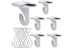 Biaungdo 6 Pairs Drop Ceiling Hooks: Sturdy Suspension Solutions for Your Home Decor