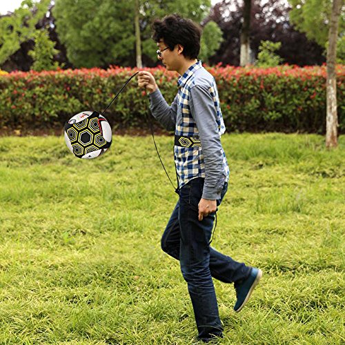 Treinador de futebol, Andoer Treinador de futebol solo Treinador de chute de bola de futebol Treinam