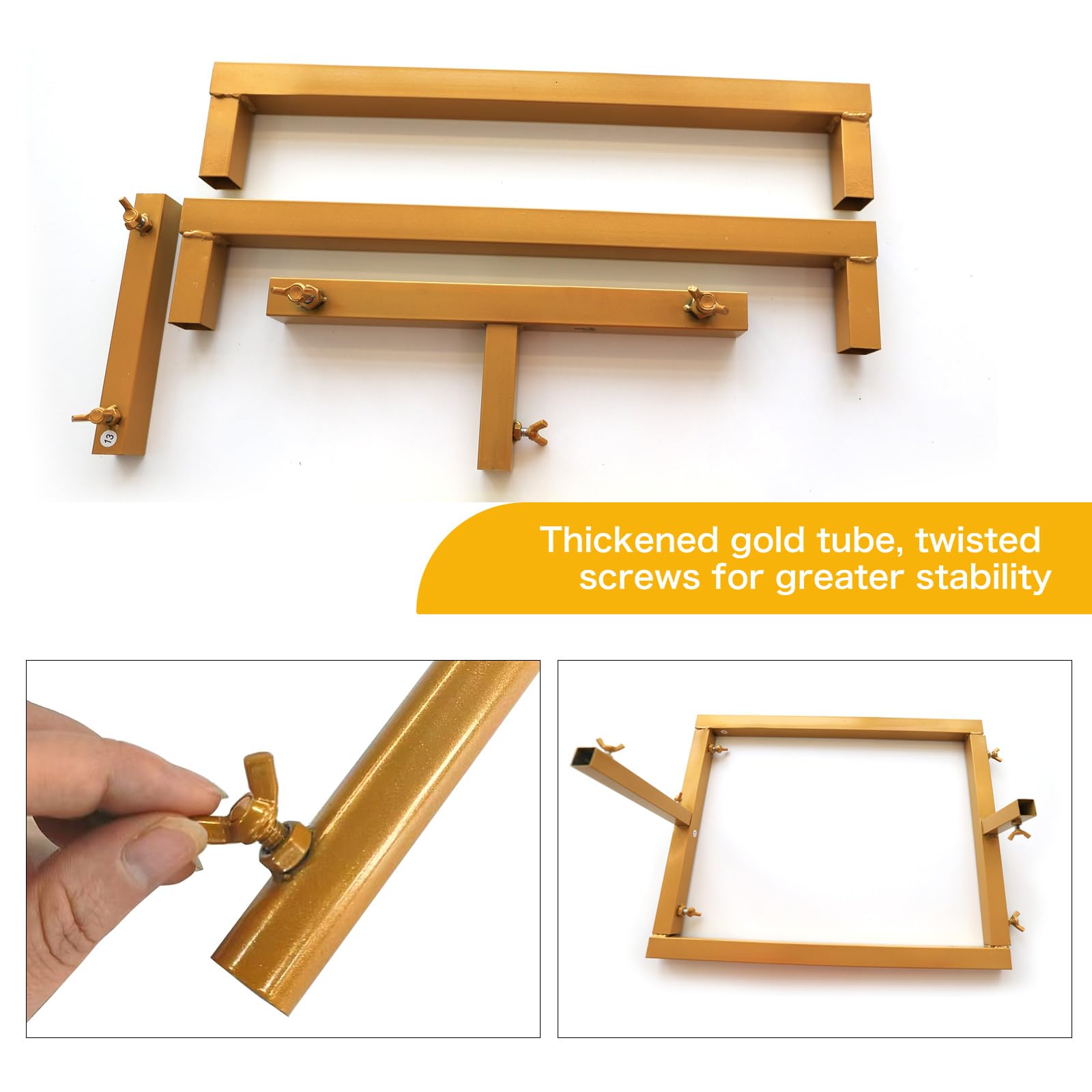 Schräges herzförmiges Ballonbogen Ständer aus goldem Metall Ballonbogen Frame mit Sockel für Hochzeiten, Geburtstage, Partys Foto-Hintergrund Dekorationen