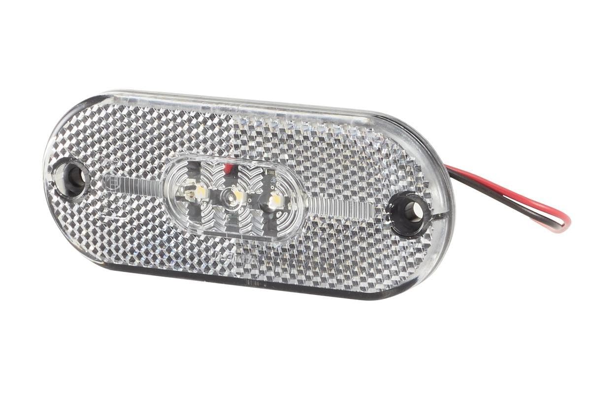 HELLA VALUEFIT 2PG 357 009-021 Positionsleuchte - Begrenzungsleuchte - Anhänger - Wohnwagen - LED - 12V - Anbau/Schraubanschluss - Lichtscheibenfarbe: glasklar - vorne - Menge: 1