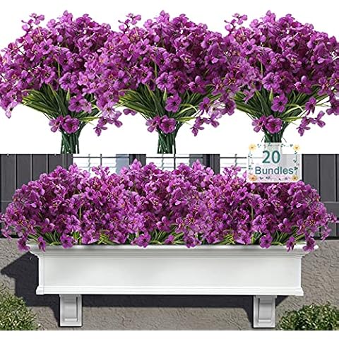 Satefello Outdoor Artificial Flowers Cover