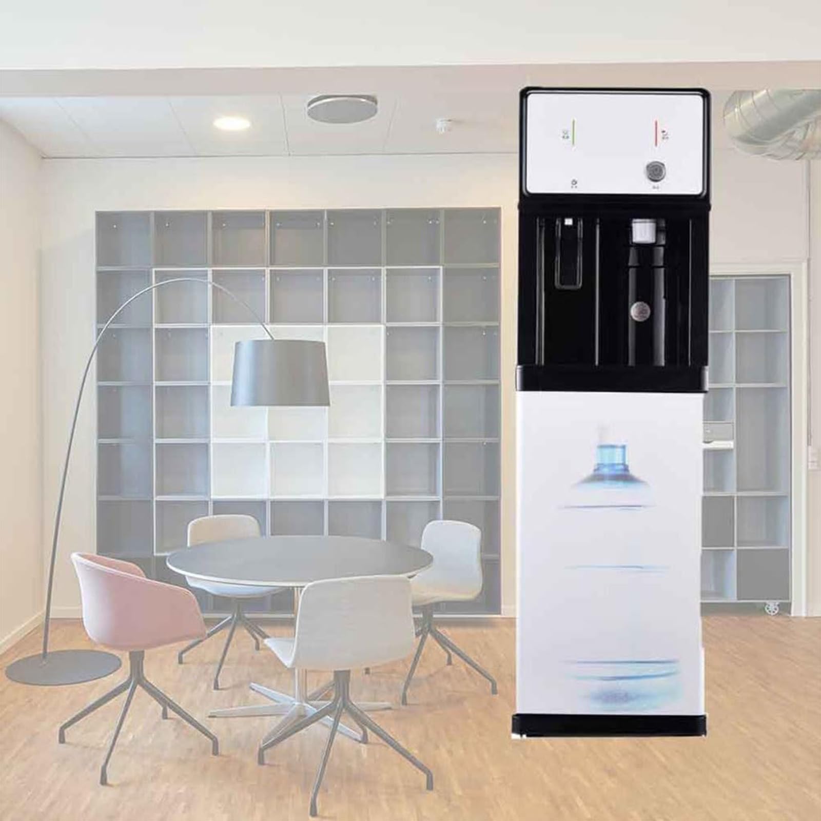 ITOSUI Water Cooler Dispenser With Bottom Loading For Home Office Commercial Freestanding Mains Fed Unit Floor Standing Drinking Fountain,001,103cmx30cm