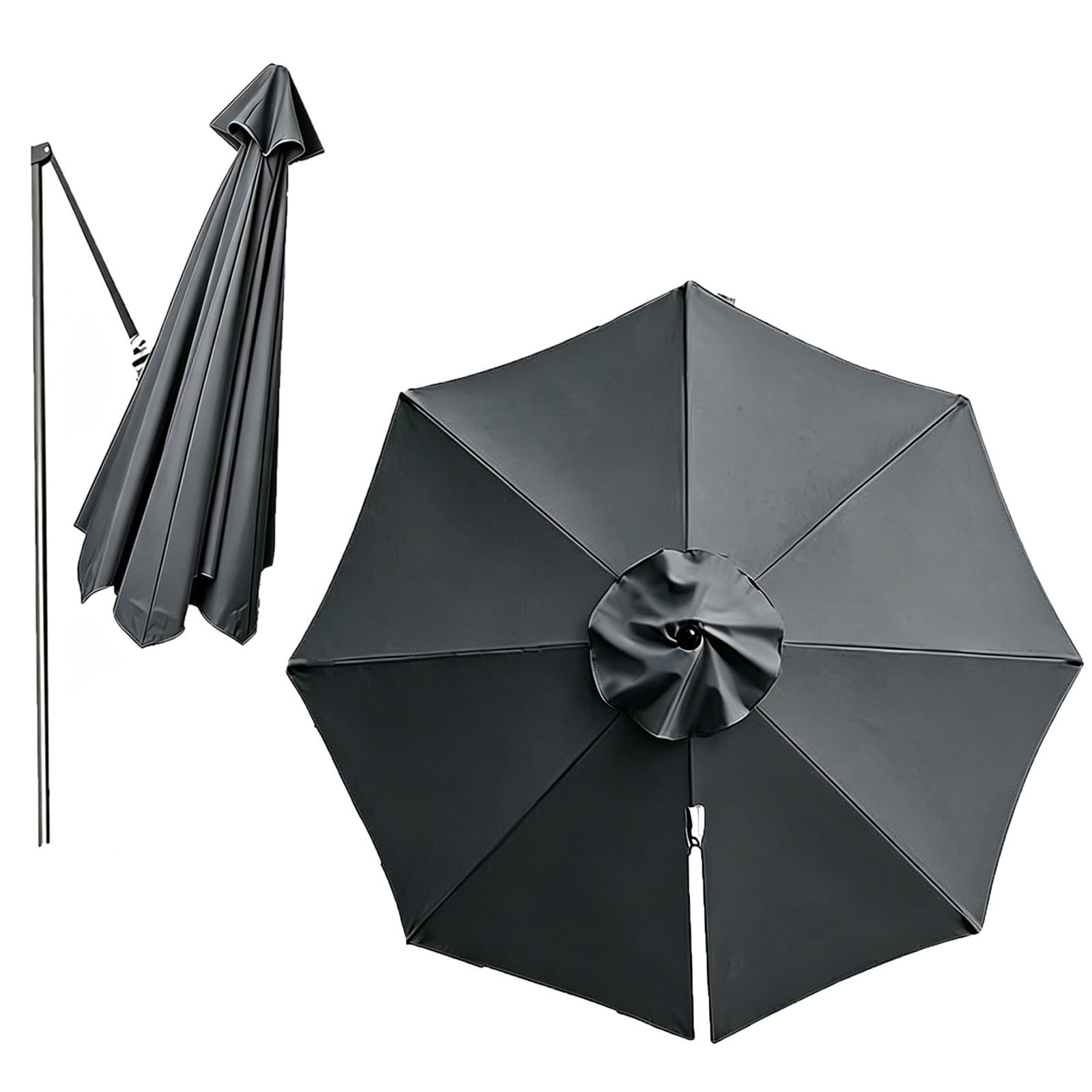 Replacement Parasol Canopy 8 Ribs for 3.0/3.35/3.5m Cantilever Umbrellas