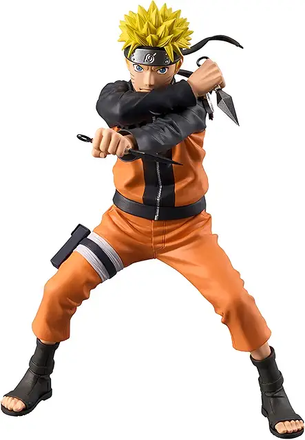 Figurine Naruto Shippuden Naruto Uzumaki avec Kunais 22cm Banpresto