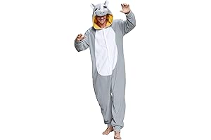 Rhinoceros Cosplay Adult Costume for Halloween Parties or Sleepwear