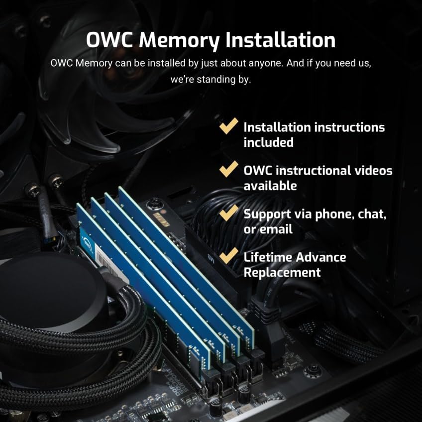 OWC 64GB DDR5 4800 PC5-38400 CL40 2Rx4 288-pin 1.1V ECC Registered RDIMM Memory RAM Module Upgrade Compatible with Dell PowerEdge R660XS R760XS - Image 4