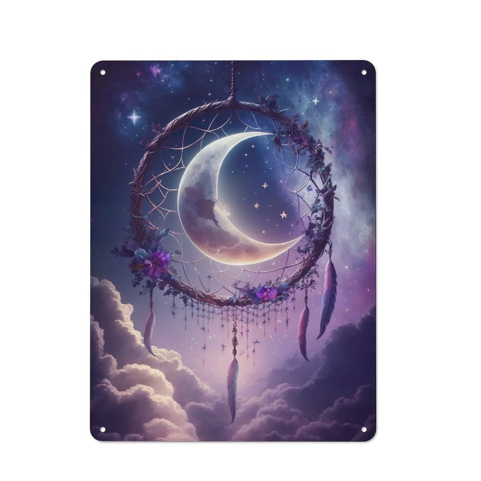 Junmoney Dreamcatchers Destiny Garage Metal Sign 40X30cm, Retro Workshop Wall Decor For Tool Room, Garage, Studio Or Home Bar
