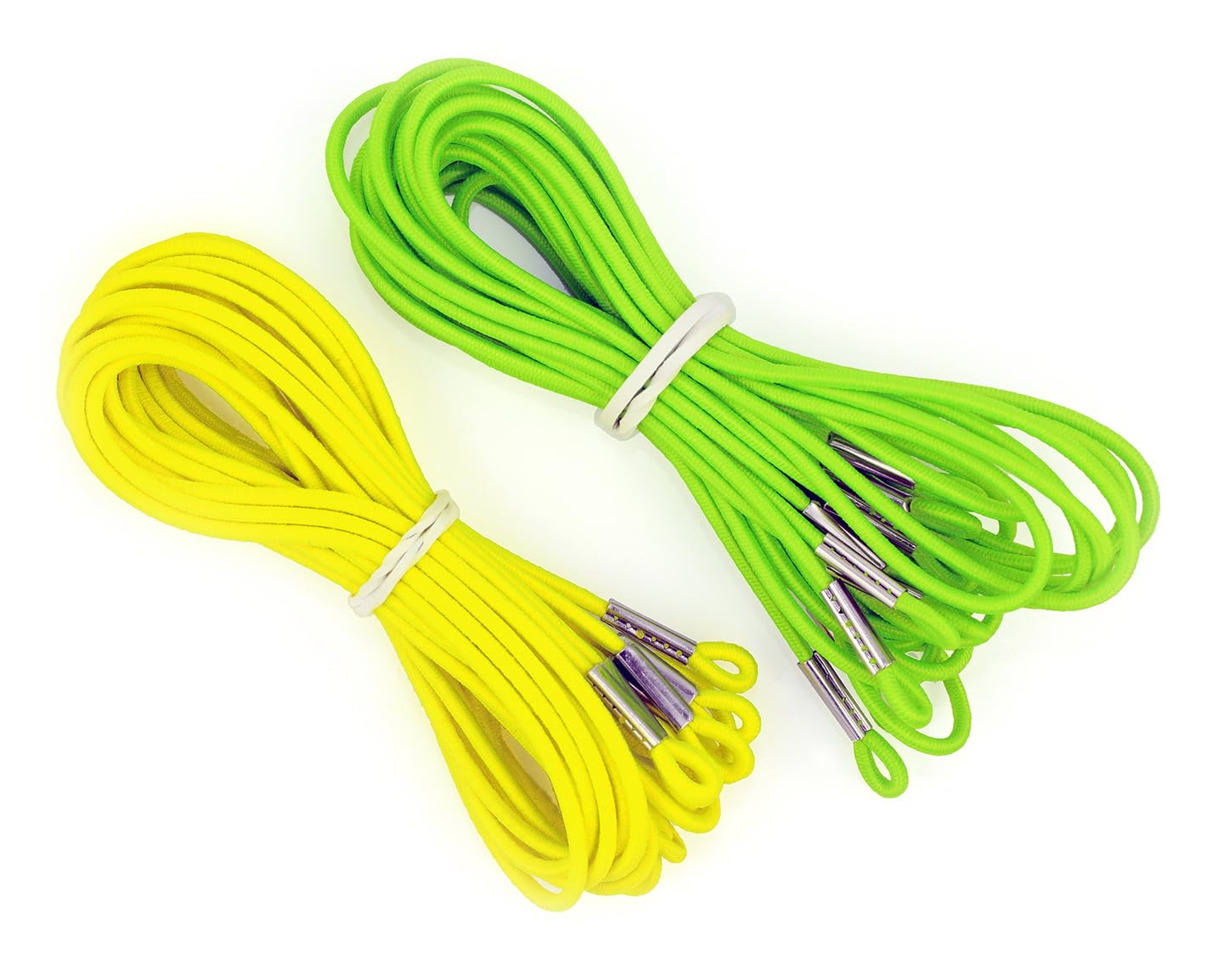 Tee Claw - Pack of 10 Lanyards for Golfing Practice - Multipurpose Training Aid, Baseball, Softball and Golf, Great Compliment to Be Used with The Outdoors and Indoors- 5 Green + 5 Yellow