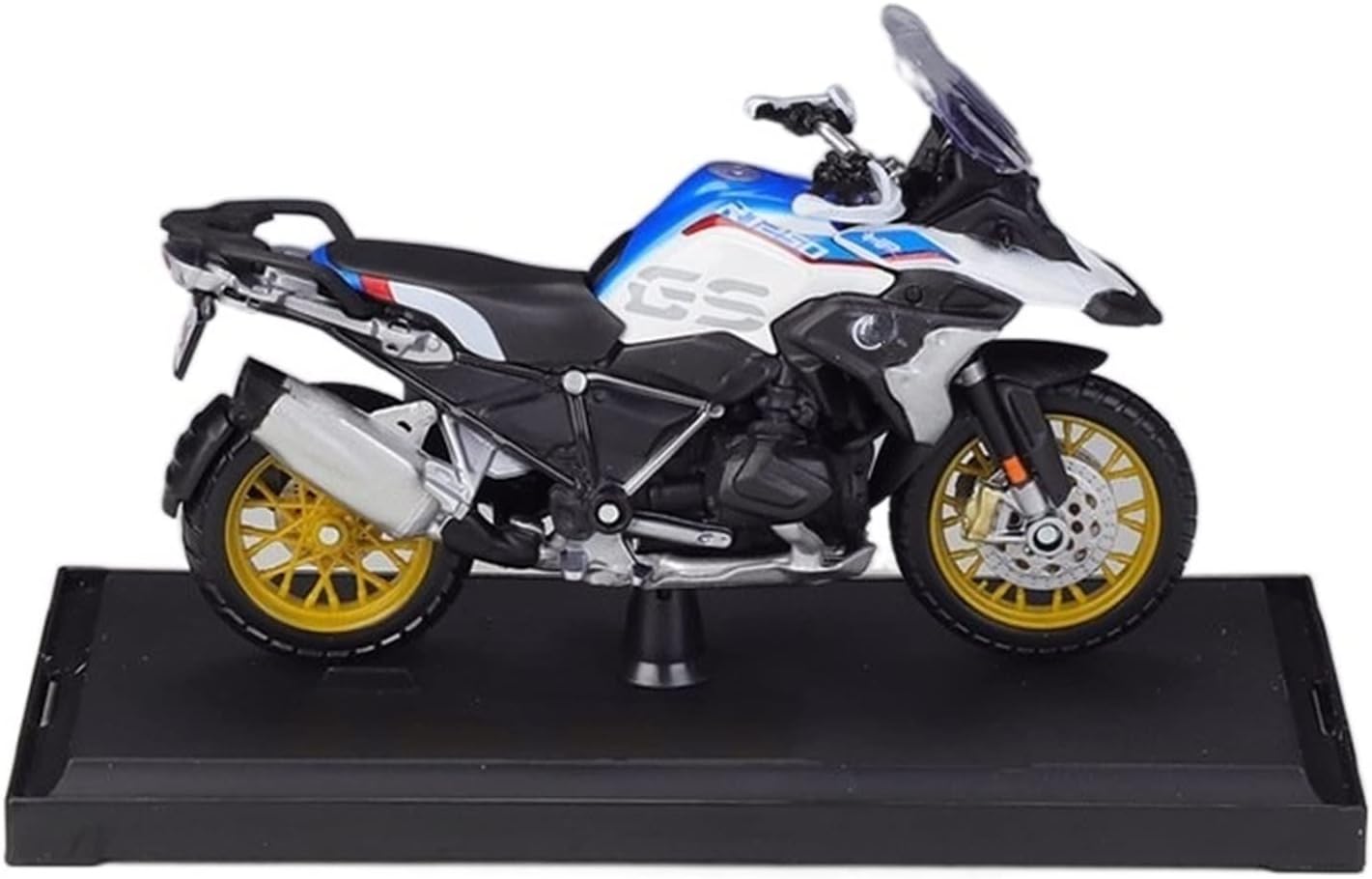 HTASFCI Motorcycle Model for BMW R 1200 C, R1100R, 1:18 Scale Authentic Motorcycle Model Photography Prop Art Collectible Desktop Decoration Gift Item Multiple Colors and Models Available(R1250 GS)